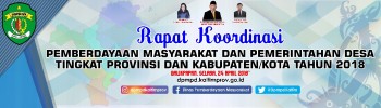 Rakor DPMPD Prov  Kab/Kota 2018 di Balikpapan